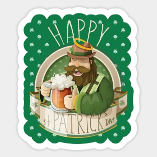 Happy St. Patrick's Day Gift Sticker